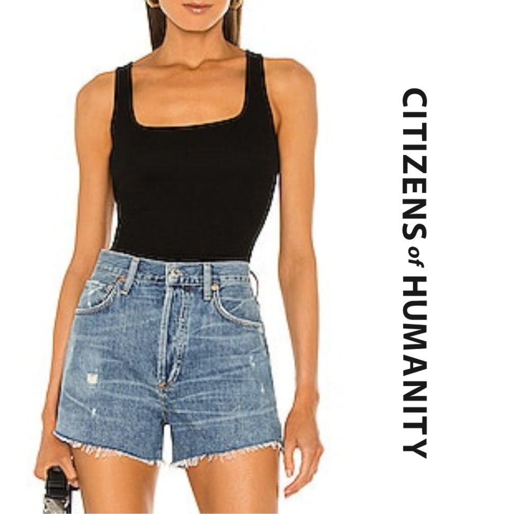 Citizens of Humanity - Women's Marlow Easy Shorts, Seaward, Blue, Size 29 - Picture 2 of 6